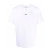 Msgm Vita T-shirts och Polos White, Herr