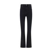 Saint Laurent Denimbyxor Rak Stil Black, Dam