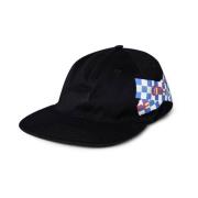 Off White Logo Baseball Cap Svart Bomull Italien Black, Herr