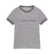 Patrizia Pepe Essential Art Sweater Gray, Dam