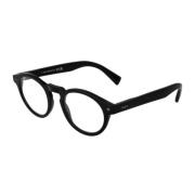 Tod's Svarta Acetat Runda Optiska Ramar Black, Herr