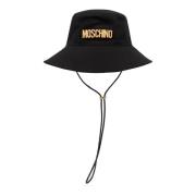 Moschino Hinkhatt med logotyp Black, Unisex