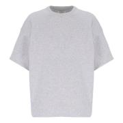 Laneus Oversize Vadderad T-shirt Gray, Dam