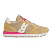 Saucony Jazz O' Sneakers med snörning Beige, Dam