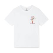 Casablanca Natur Lärare Grafisk T-shirt White, Dam