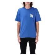 Amiri Blå Core Logo T-shirt Blue, Herr