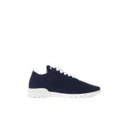 Kiton Kashmir Sneakers Mörkblå Stickad Blue, Dam