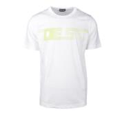 Diesel Bomull T-shirt White, Herr