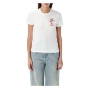 Casablanca Nature's Teacher Grafisk T-shirt Vit White, Dam