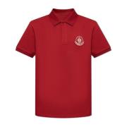 Moncler Polo med logotyp Red, Herr