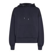 Part Two Marinblå Sweatshirt med Huva Blue, Dam