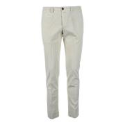 Briglia Casual Bomull Elastan Byxor Beige, Herr