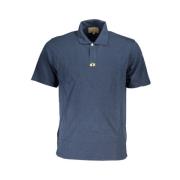 La Martina Klassiskt Bltt Poloshirt med Korta rmar Blue, Herr