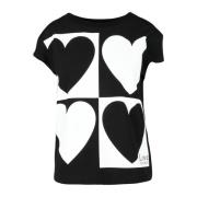 Love Moschino Tshirt Black, Dam