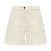 Moncler Shorts med fickor Beige, Dam