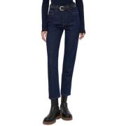 Tommy Hilfiger Kvinnors Marinblå Klassiska Straight Hw A Rue Jeans Blu...