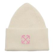 Off White Vikt Beanie Mössa White, Dam