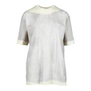 Prada Bomull T-shirt Beige, Dam