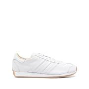 Adidas Vit Snörad Sneaker med Gummisula White, Herr