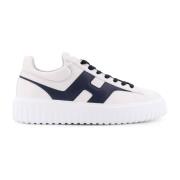 Hogan Ränder Läder Sneakers med Memory Foam White, Herr