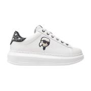 Karl Lagerfeld Sneakers kapri nft mirror studs kl62529m white lthr Whi...