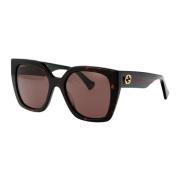 Gucci Stiliga solglasögon Gg1300S Brown, Dam