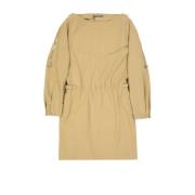 Alberta Ferretti Beige Ullblandning Miniklänning Aw24 Beige, Dam