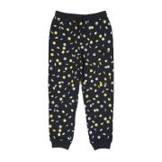 Moschino Svarta Bomulls Sweatpants Stiliga Ribbade Black, Dam