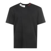 Dsquared2 Svart T-shirt med logodekorationer Black, Herr