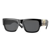 Versace Stud Medusa Solglasögon Svart/Guld Black, Herr