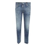 Dsquared2 Blå Skinny Jeans Aw24 Blue, Herr