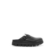 Birkenstock Chunky Slipper med Serrated Sole Black, Dam