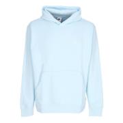 Nike Blå Fleece Hoodie med Framficka Blue, Herr