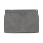 Wardrobe.nyc Kol Micro Mini Kjol Gray, Dam