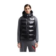 Moncler Blank Nylon Dunväst i Svart Black, Herr