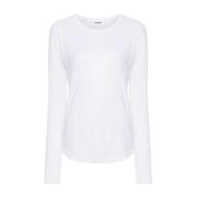 Isabel Marant Étoile Vit Zeline Tee Shirt White, Dam