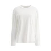 Alexander Wang Essentiell Puff Logo Vit Tee White, Dam