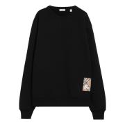 Burberry Crewneck Sweatshirt Black, Herr