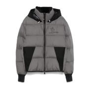 Moncler Grå Vadderad Dunjacka Lättviktsdesign Gray, Herr