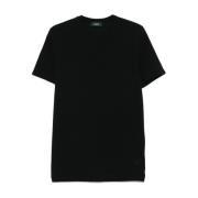 Zanone Svarta T-shirts och Polos Black, Herr