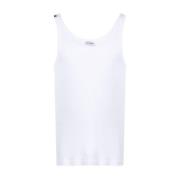 Dolce & Gabbana Canotta Marcello Ärmlös Top White, Herr