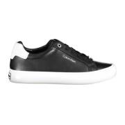 Calvin Klein Sportiga svarta dam sneakers med logotyptryck Black, Dam