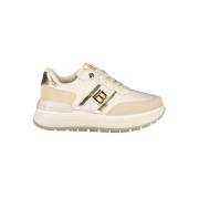 Laura Biagiotti Beige Polyester Sneaker Beige, Dam