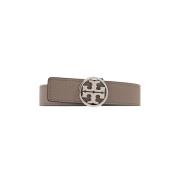 Tory Burch Vändbart bälte Gray, Dam