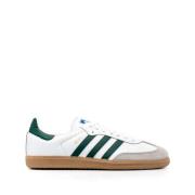 Adidas Vit Läder Sneaker med 3 Ränder White, Herr