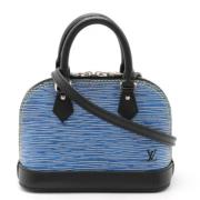 Louis Vuitton Vintage Pre-owned Laeder handvskor Blue, Dam