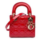 Dior Vintage Pre-owned Laeder dior-vskor Red, Dam