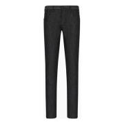 Emporio Armani Mörkgrå Herrjeans Black, Herr