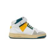 Saint Laurent Vintage Läder Mid Top Sneaker Multicolor, Herr