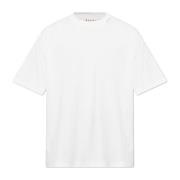 Marni T-shirt med broderad logotyp White, Herr